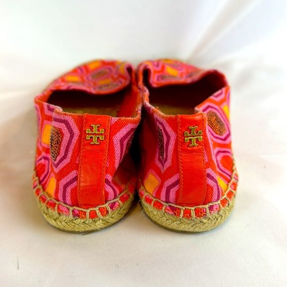 Tory Burch Size 11 Orange and Pink Esparillas - Picture 4 of 7
